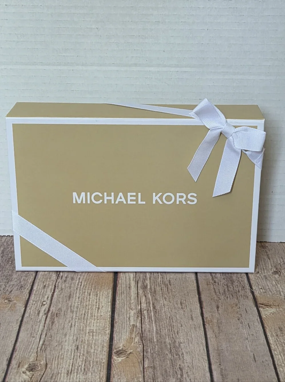 Michael Kors Gift Box White Ribbon Included